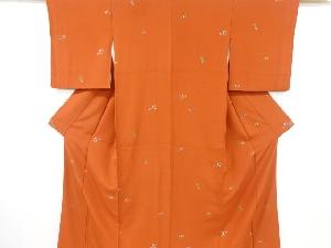 リサイクル　蝶模様小紋着物